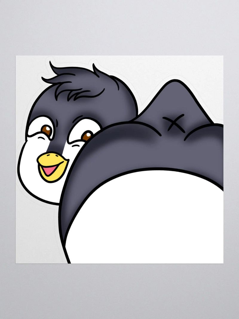 Penguin Butt Sticker