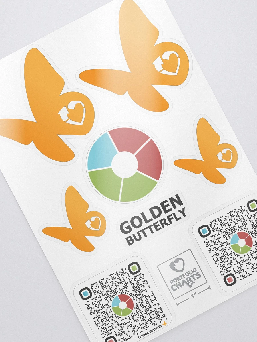 Golden Butterfly Stickers product image (2)