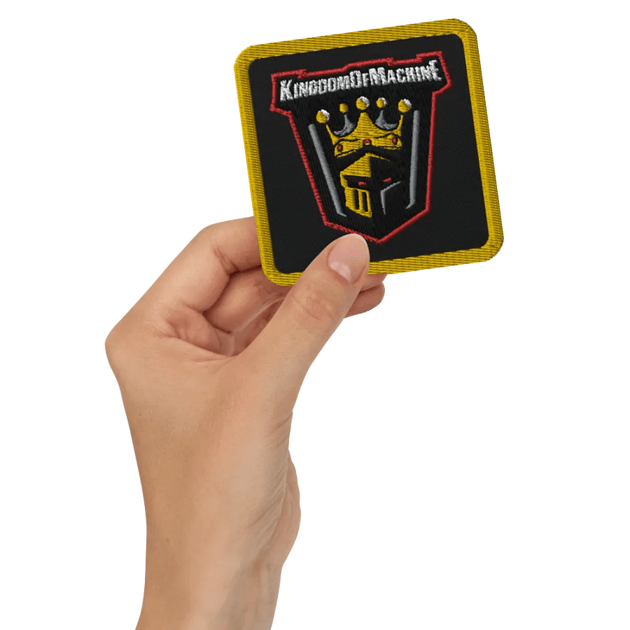 E-Sport square patch gold product image (2)