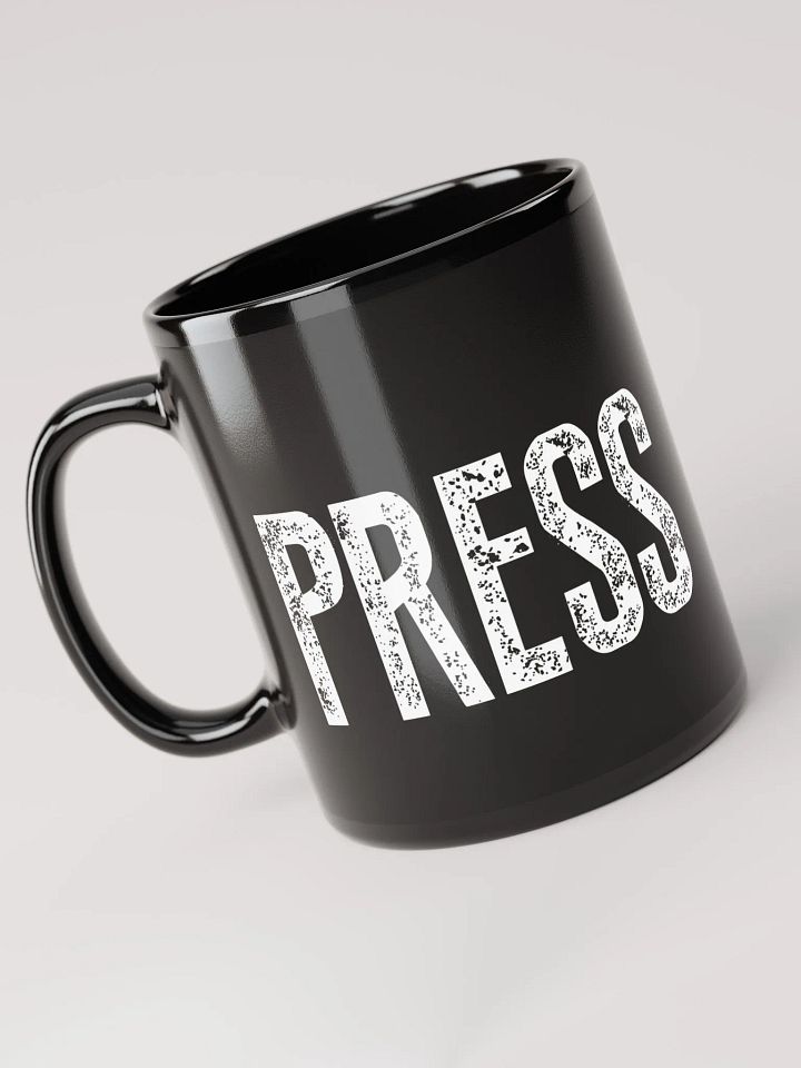 SSN Logo Black Glossy Mug Left Handed product image (2)