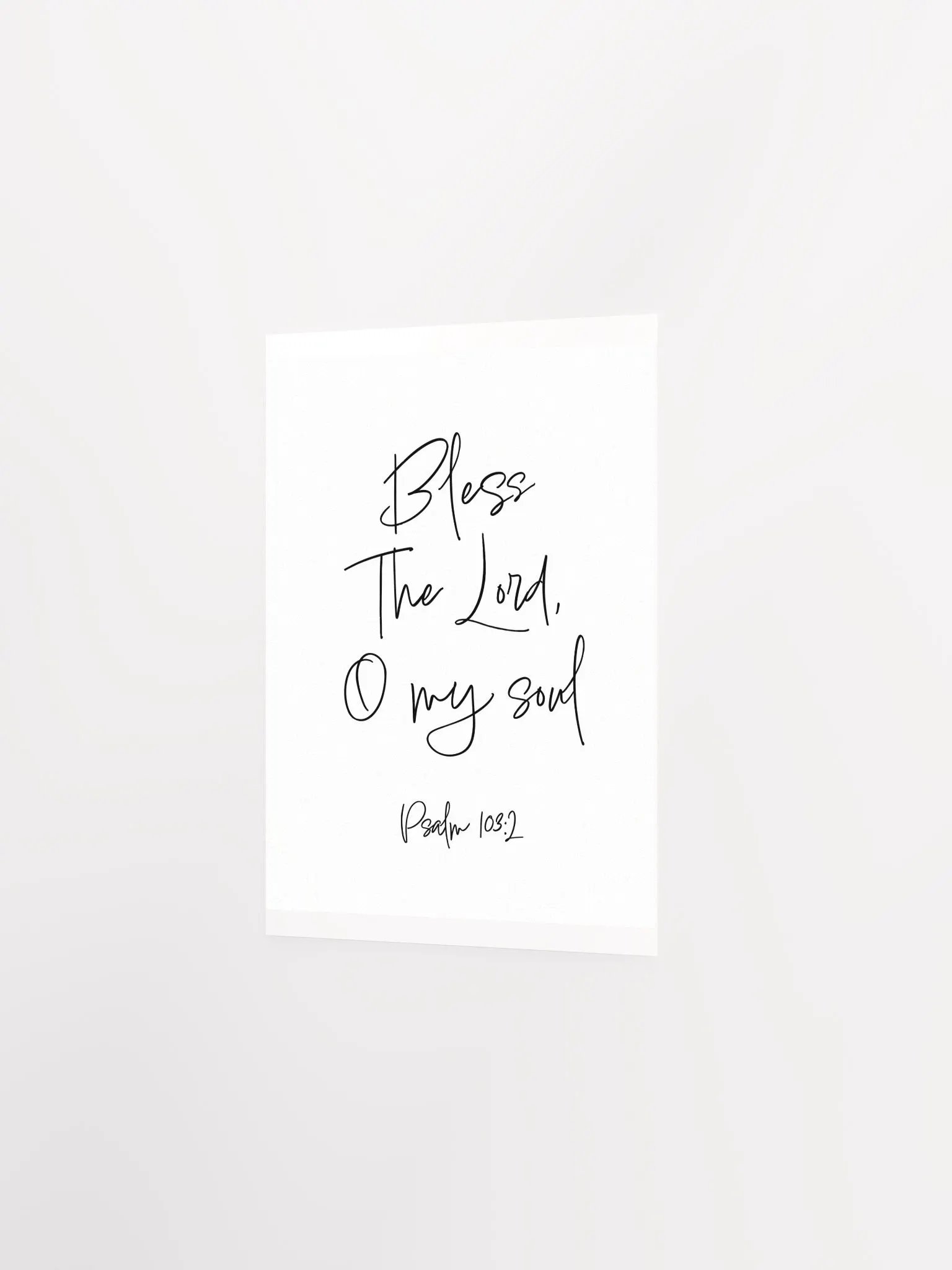 Bless the Lord, O My Soul - Print product image (2)