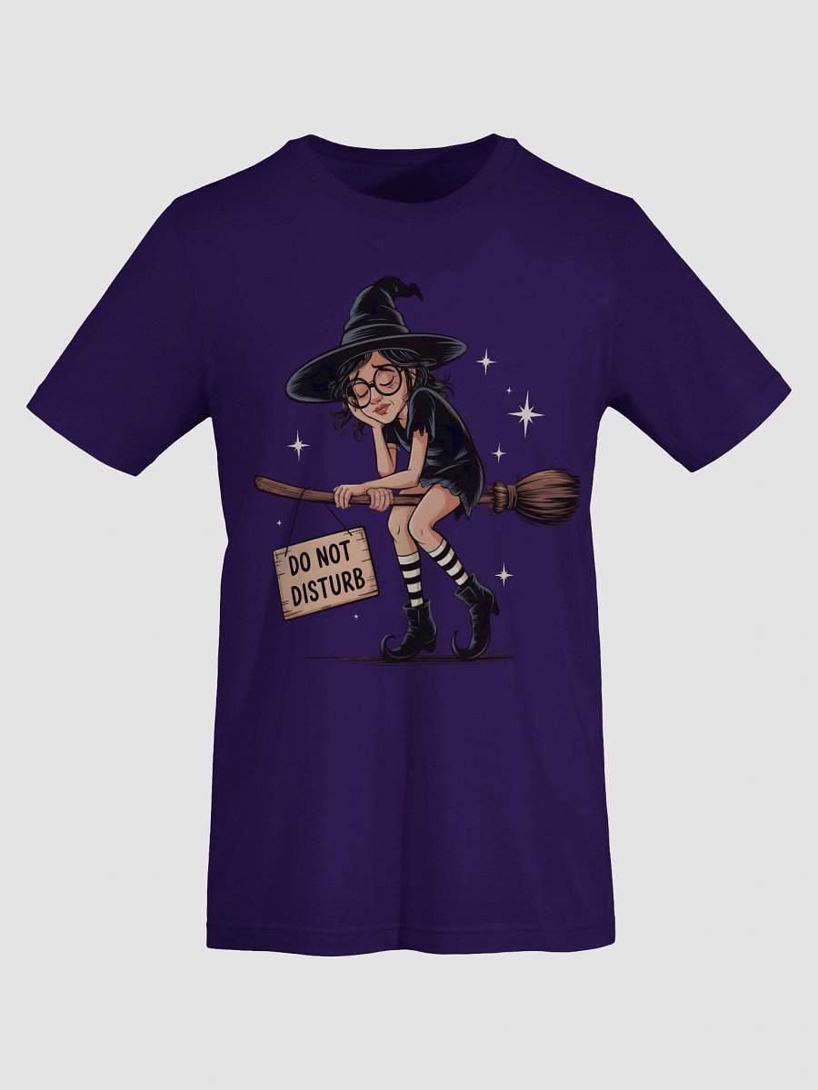Snoozy Witch Broomstick T-Shirt product image (69)
