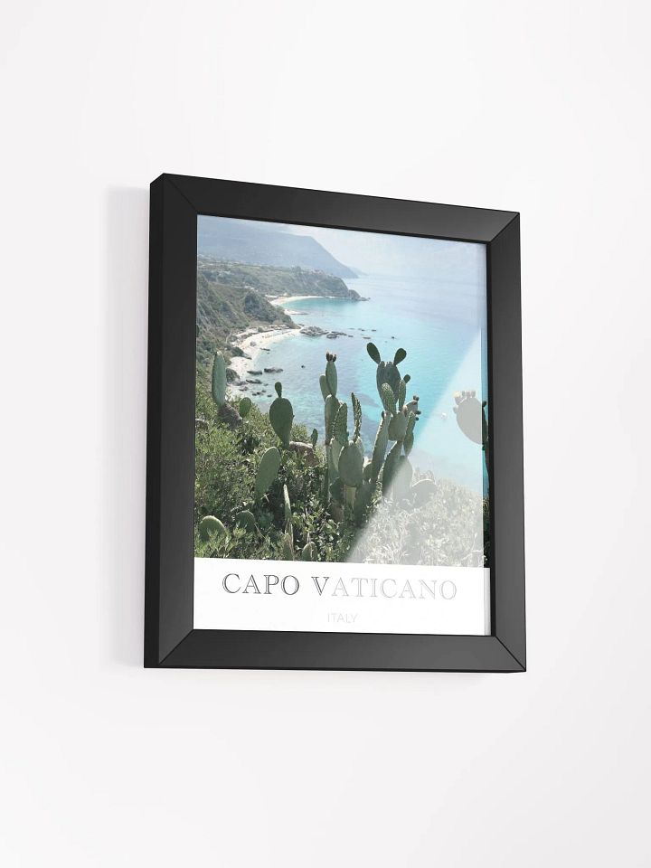 Capo Vaticano Calabria - Framed High-Quality Matte Poster product image (6)