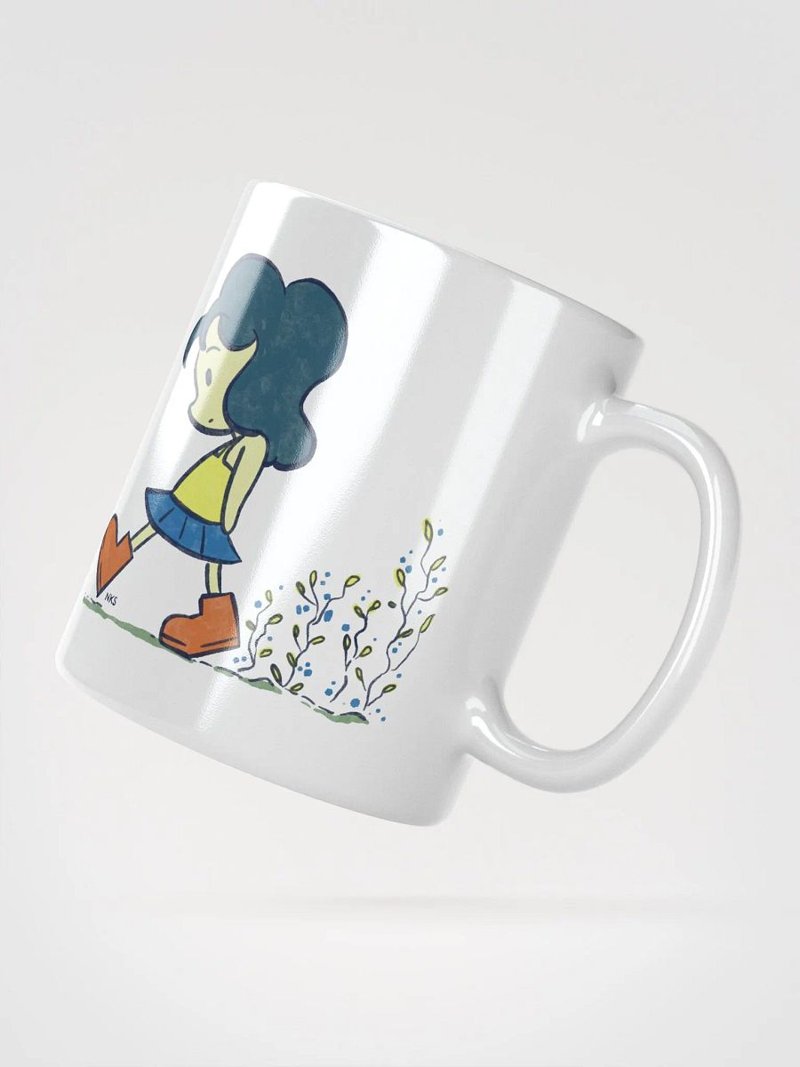 Flower Steps | White Glossy Mug product image (4)