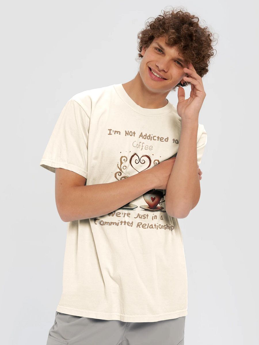Coffee Committed Relationship Comfort Colors Garment-Dyed Heavyweight Tee product image (7)