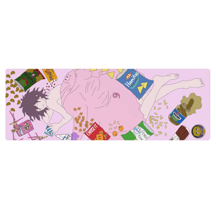 Mr. Ham's Snack Time Daki Yoga Mat product image (1)