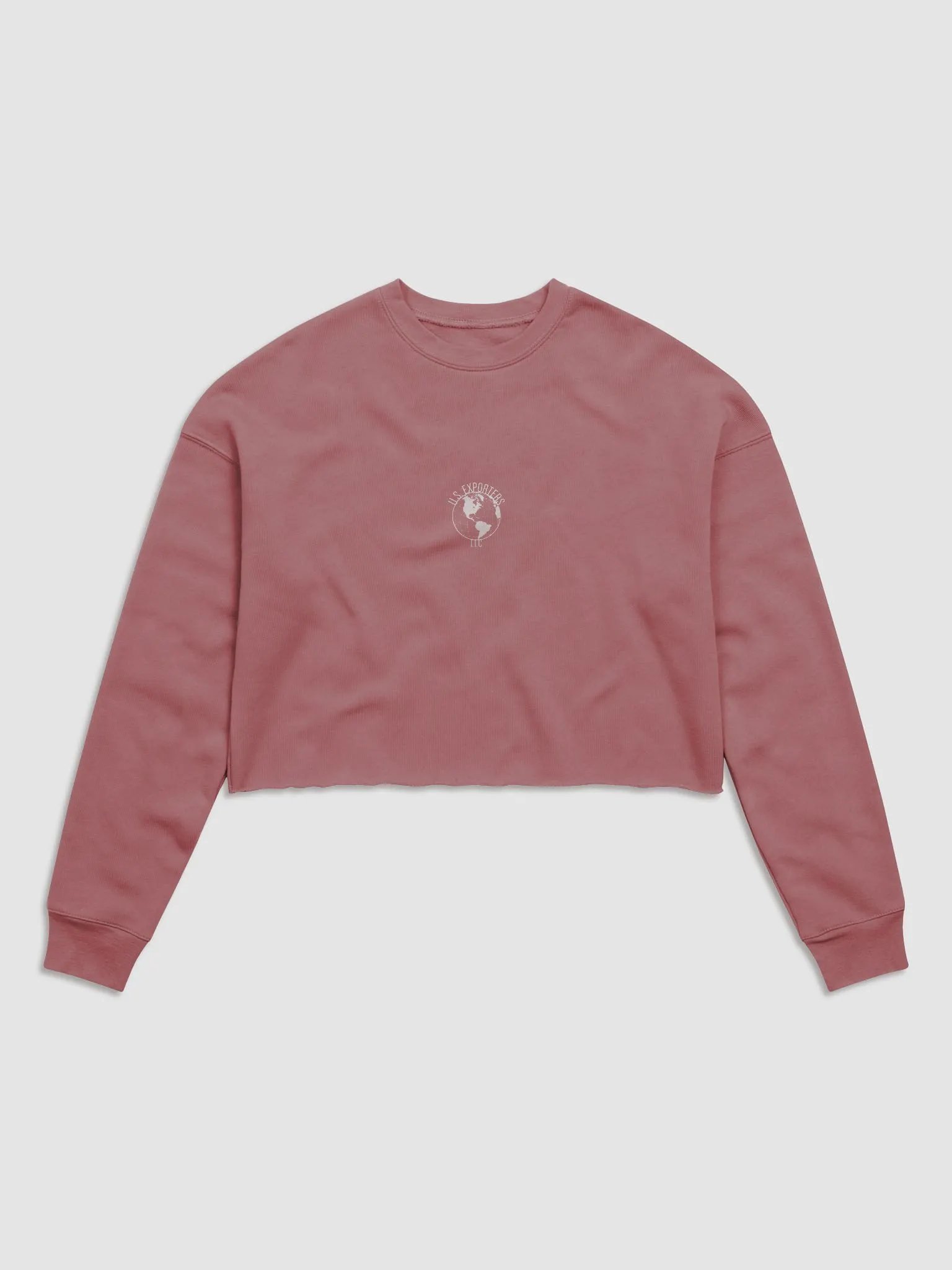 Ladies Cropped US EXPORTERS Sweatshirt product image (18)