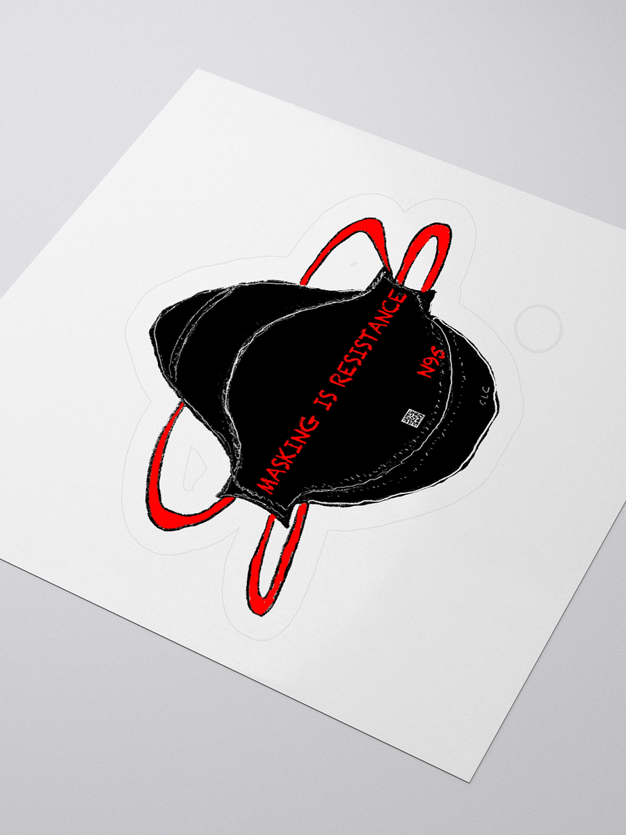 MASKING IS RESISTANCE Stickers product image (3)