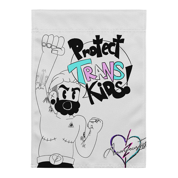 Protect Trans Kids! Garden Flag product image (1)