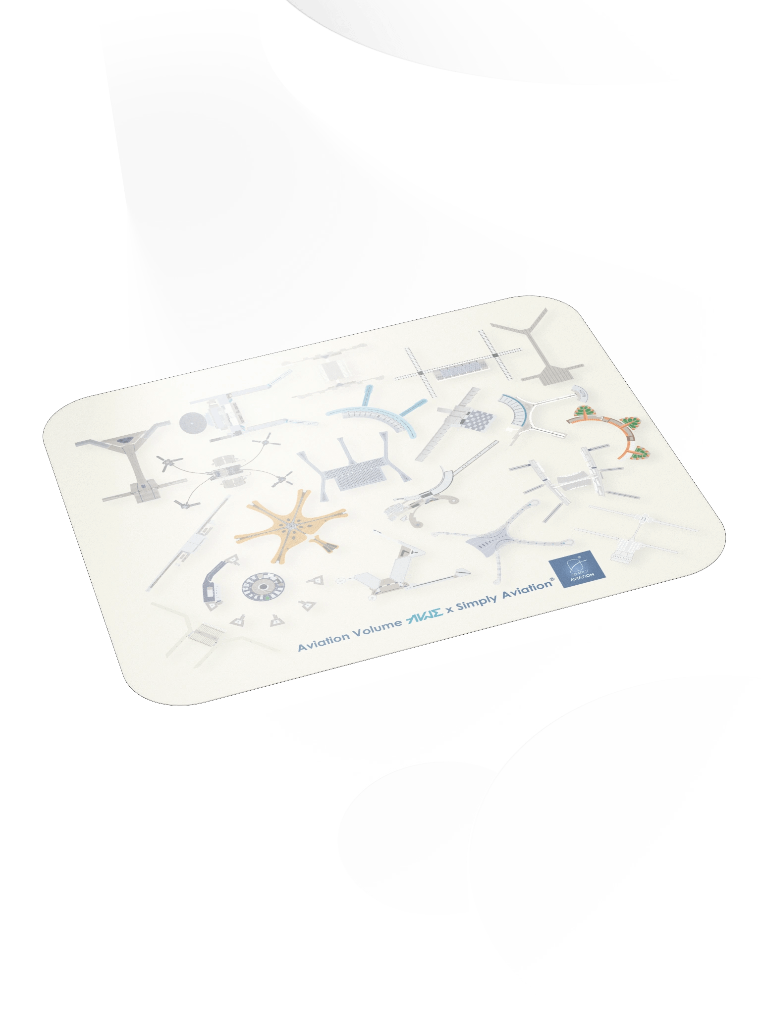 Airport Terminals - Mouse Pad Beige product image (4)