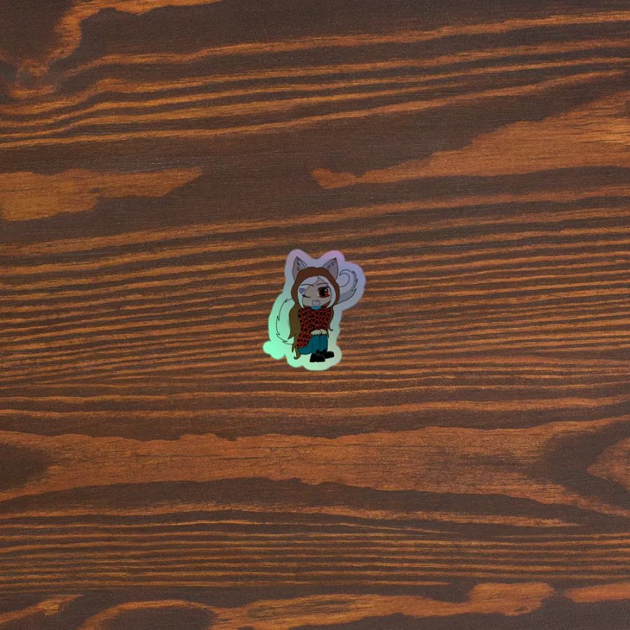 wolfie blep sticker product image (5)
