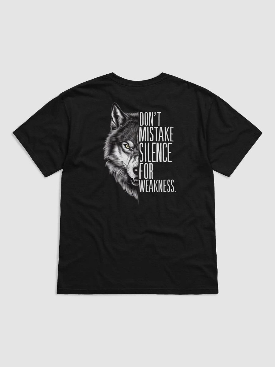 Ethereal Wolf Glitch Art T-Shirt product image (2)