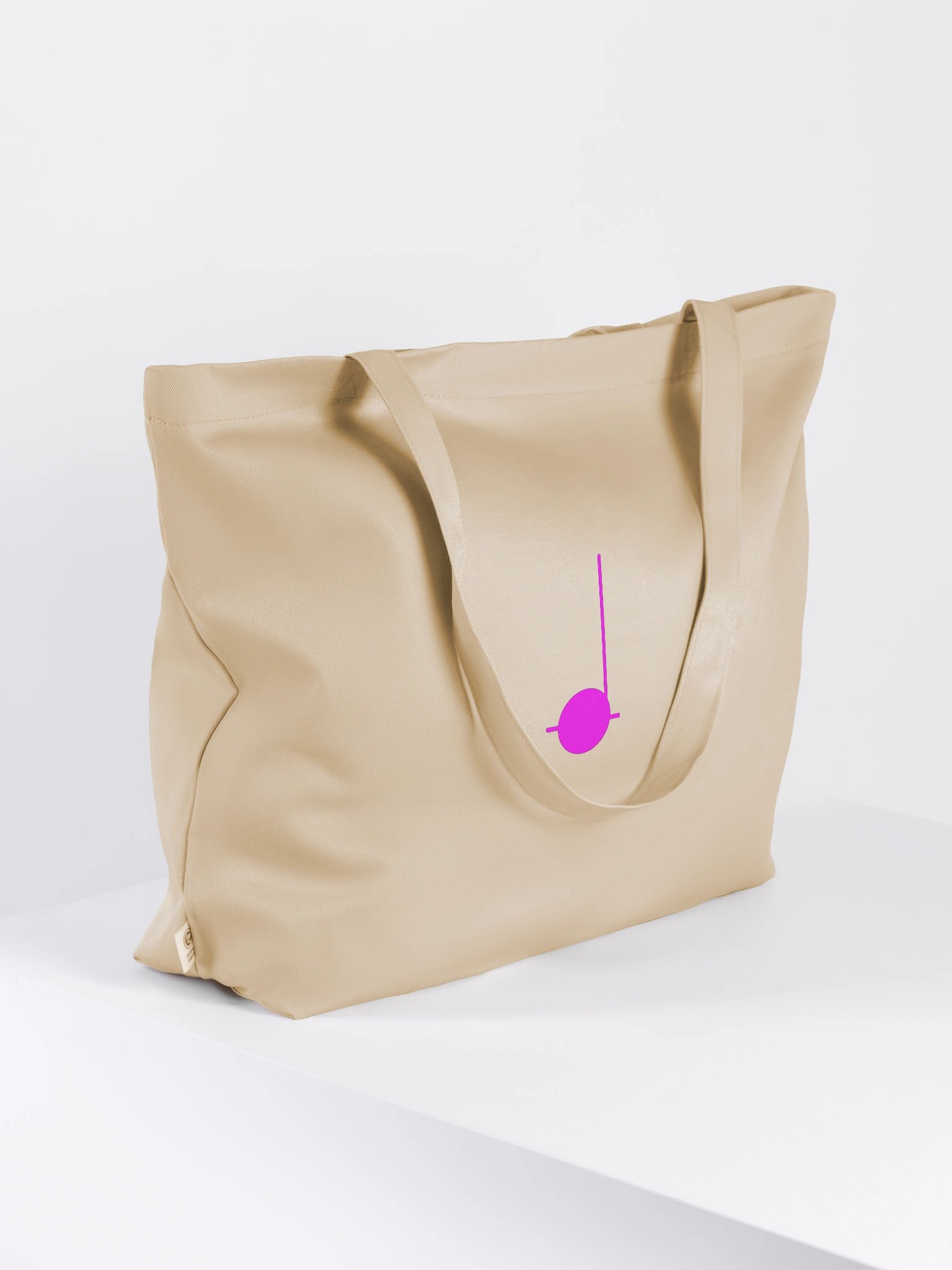 Popcorn Anime Melodic Pink Note Organic Tote Bag product image (4)