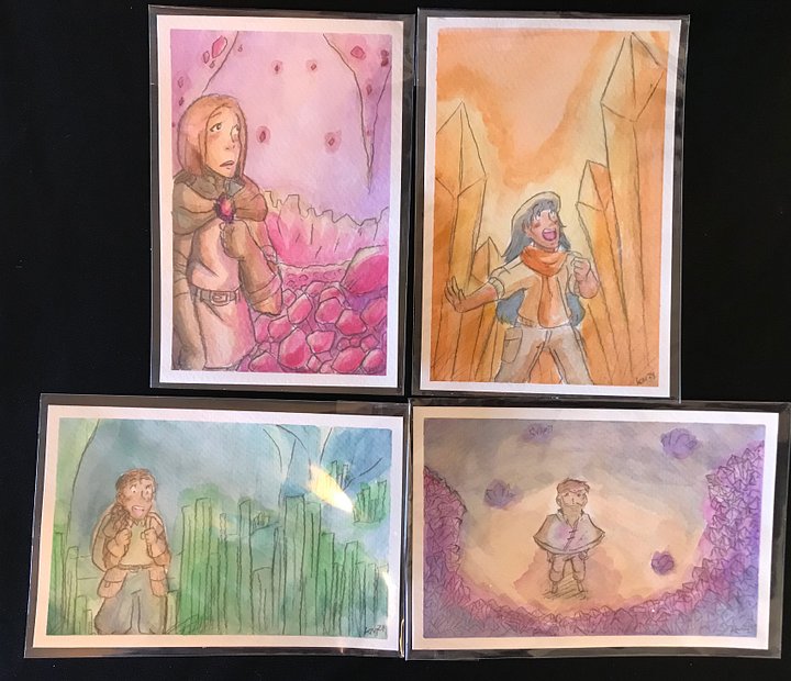 Crystal Explorers Original Watercolors product image (1)