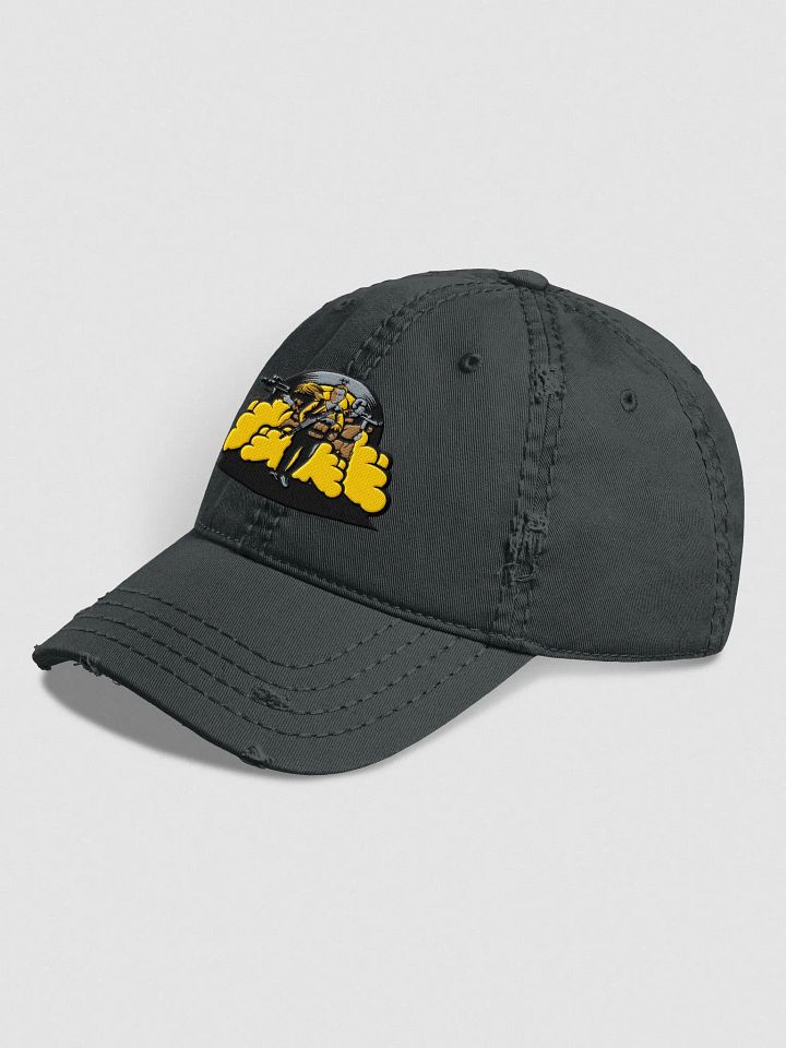 Apocalyptic Death Squad Distressed Dad Hat product image (5)