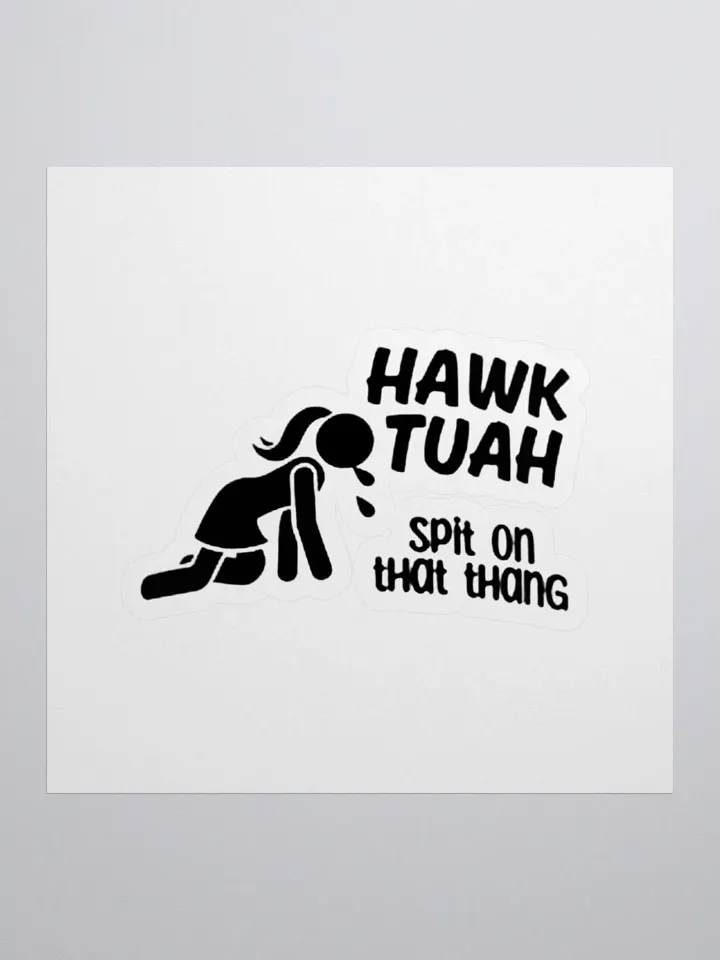 HAWK TUAH Kiss Cut Stickers product image (1)
