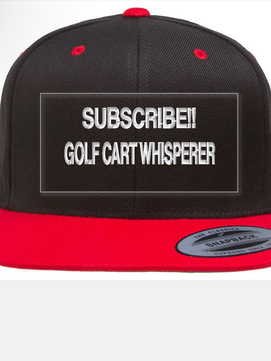 Custom golf cart whisperer embroidered hat product image (9)
