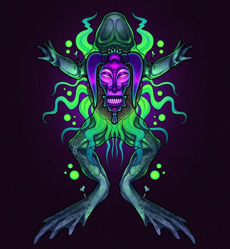 Another one! 🐸👑🪷
Had to summon some help from my friends on the other side to finish this one tonight. 😮‍💨