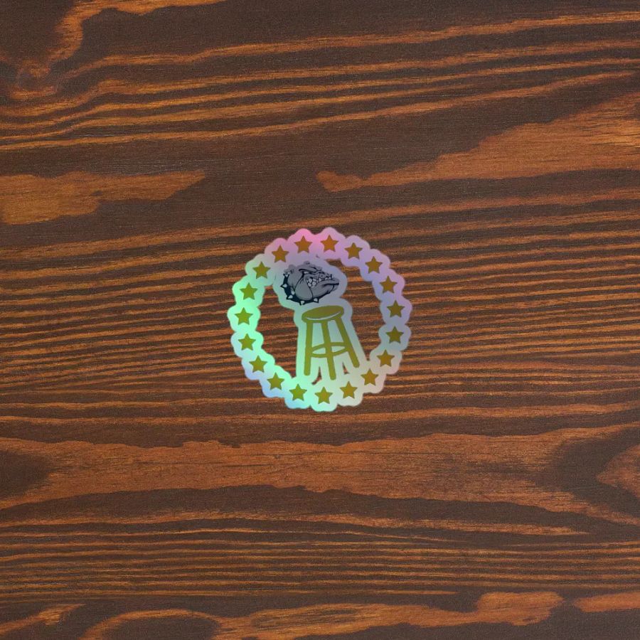 BcBarstoolTV Logo Holographic Sticker product image (5)
