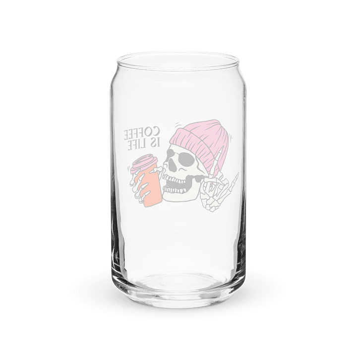 Coffee is Life 16oz Glass Cup product image (2)