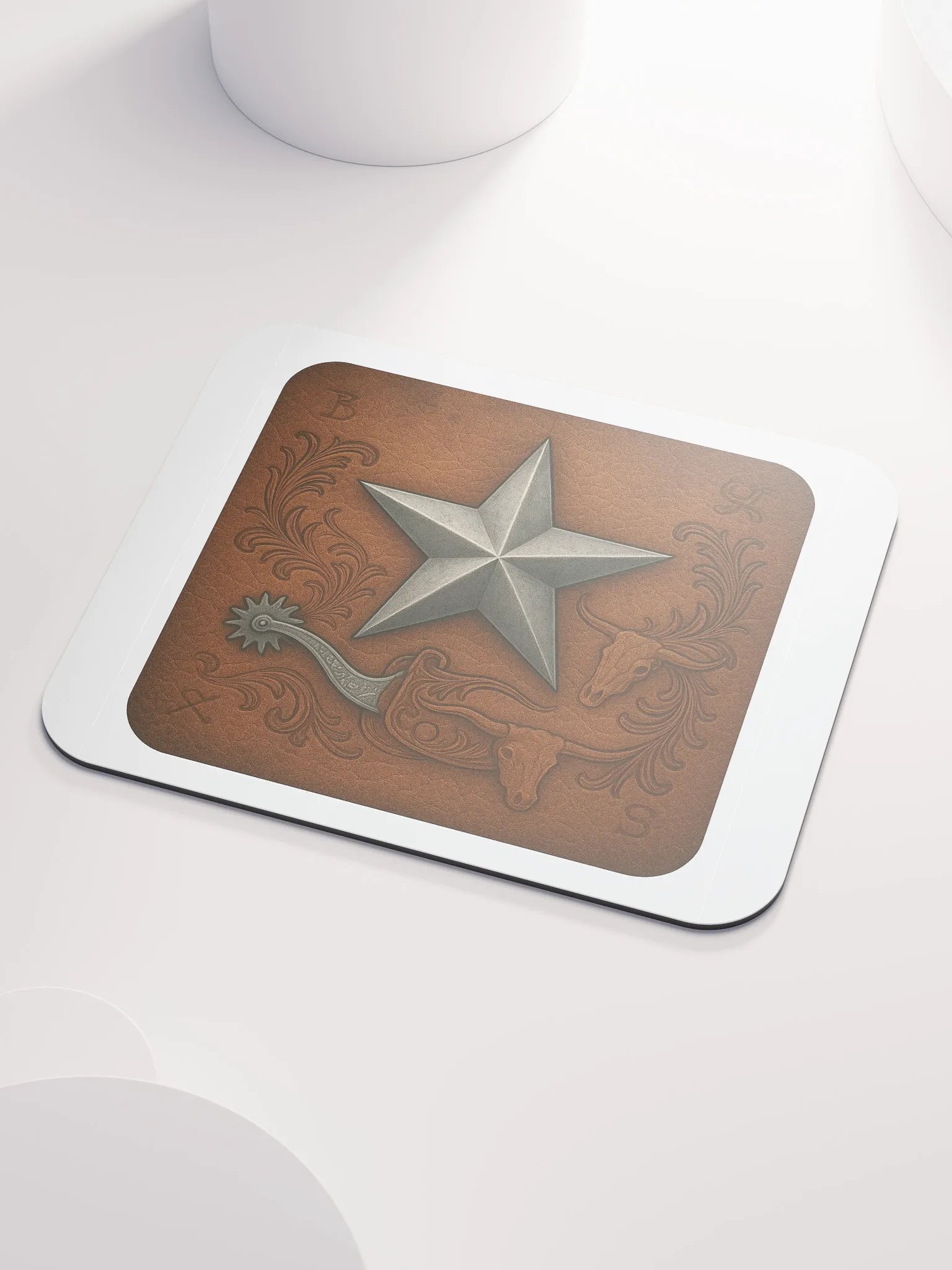 Lone Star Leather Image Mouse Pad product image (3)