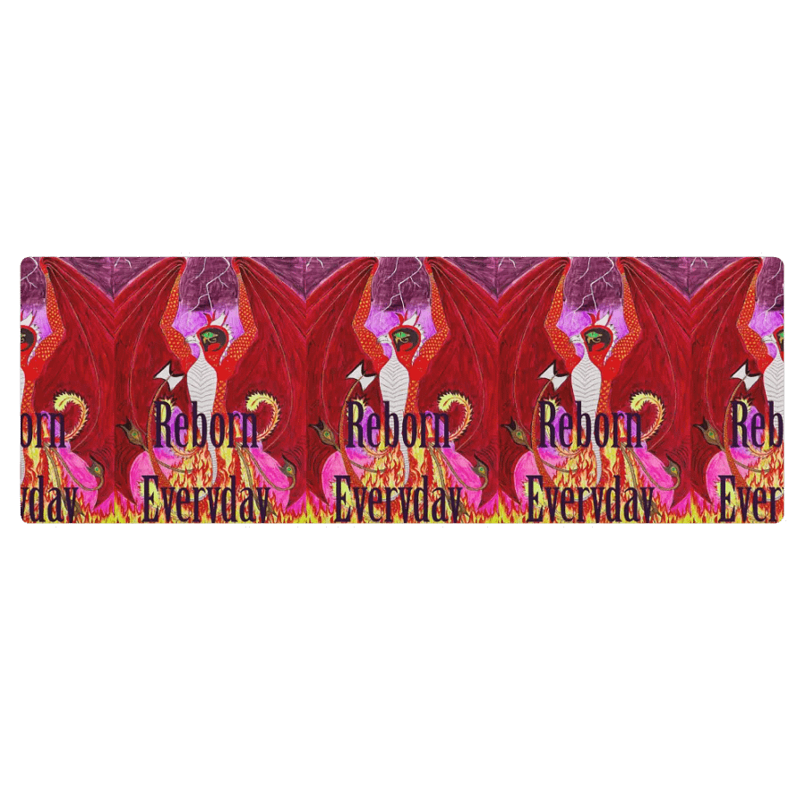 Reborn Dragon Phoenix Yoga Mat product image (1)