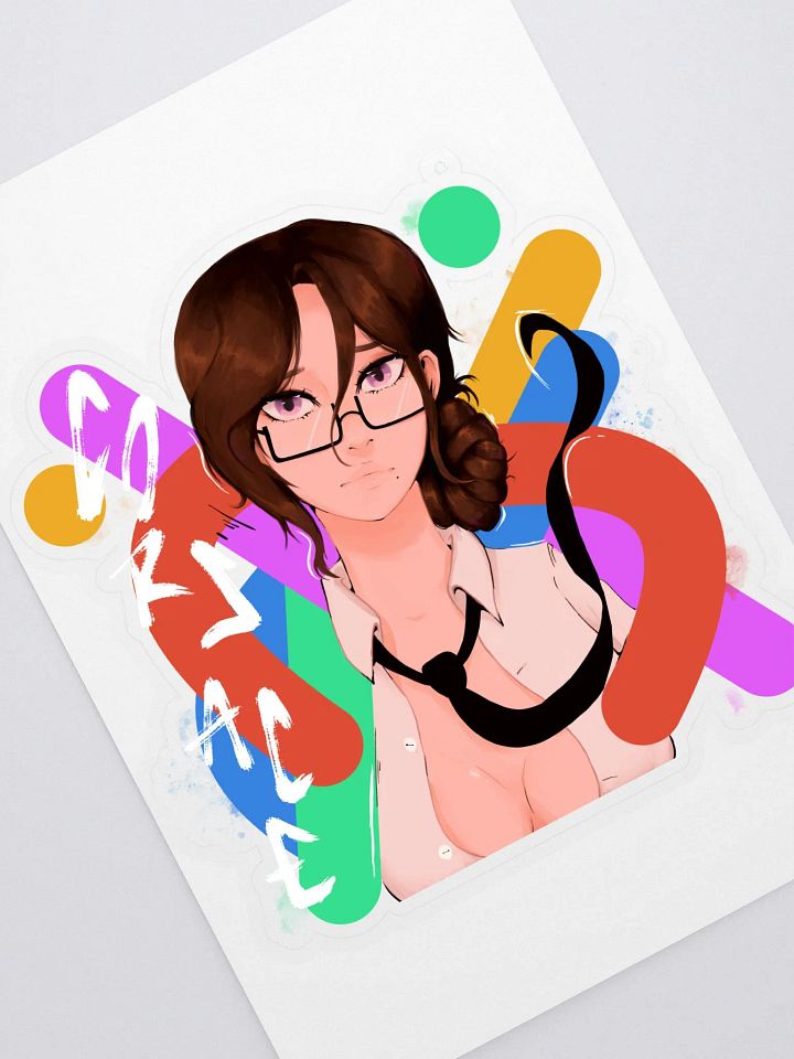 Pop Art Secretary Sticker product image (2)