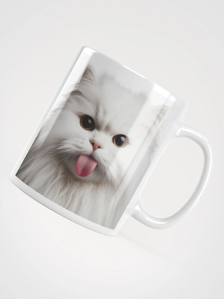 Rude Cat #Humorous Mug - White product image (4)