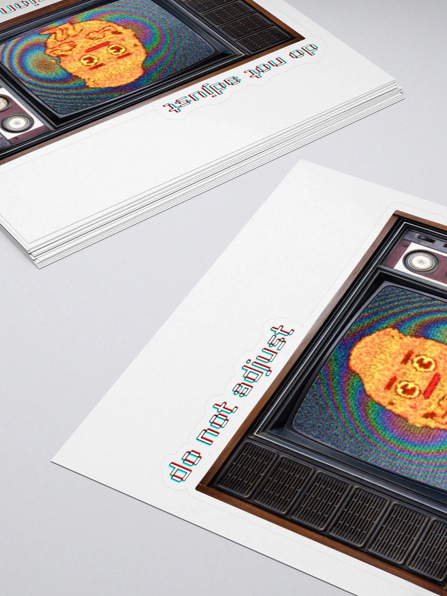 TATERVISION kiss-cut sticker product image (4)