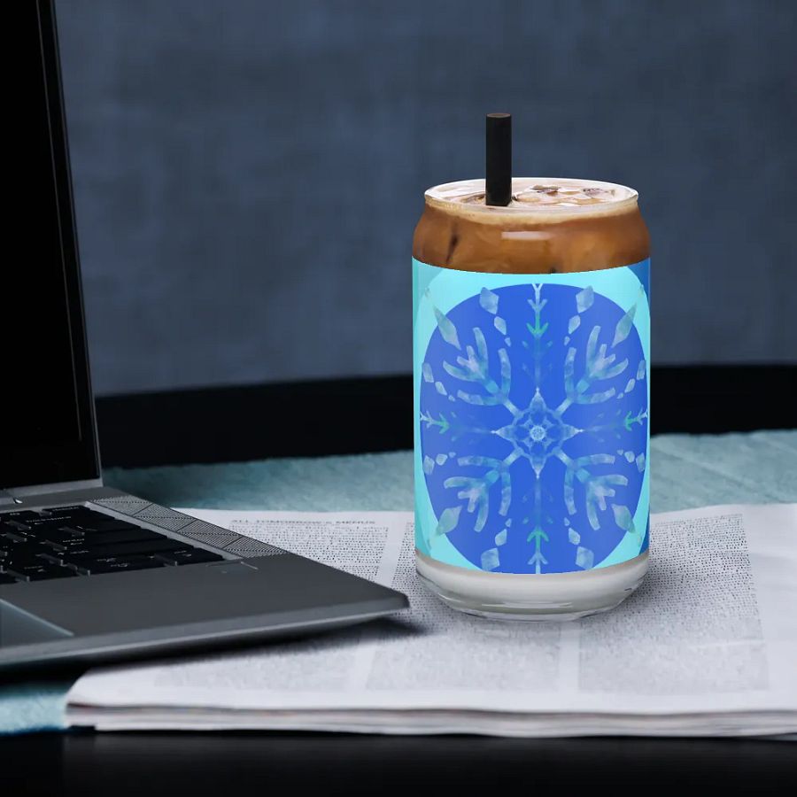 snowflake soda shape cup product image (33)