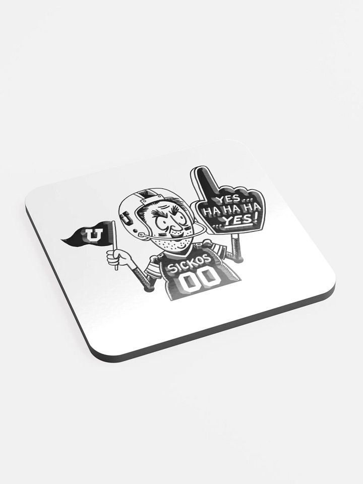 Sickos #1 Fan Glossed Cork Backed Coaster (One Item) product image (2)