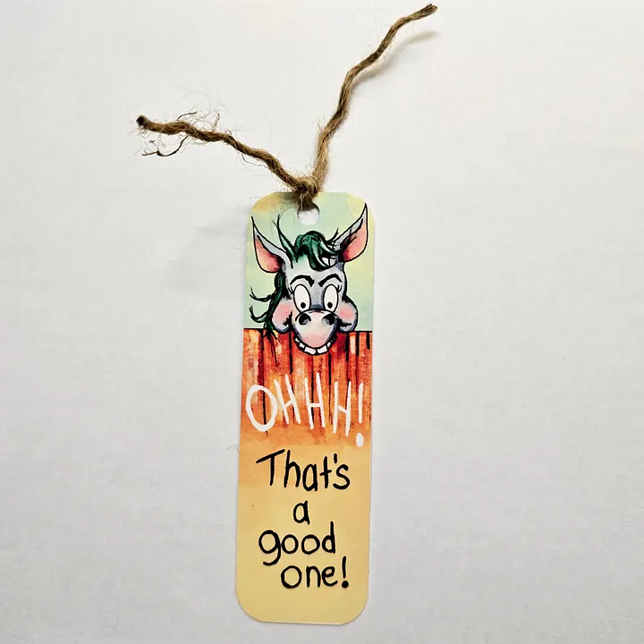 Reading Donkey Bookmark product image (1)