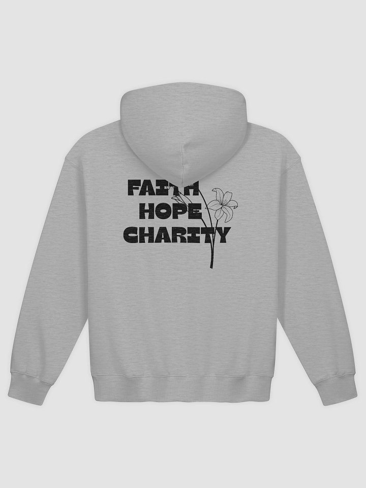 Faith Hope Charity Hoodie - Light product image (1)