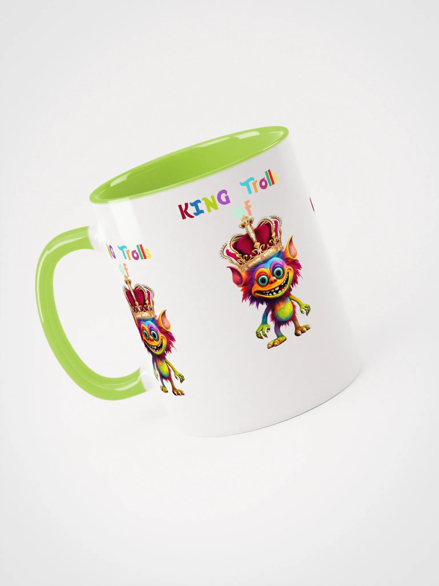 Whimsical Crowned Creatures Ceramic Mug product image (3)
