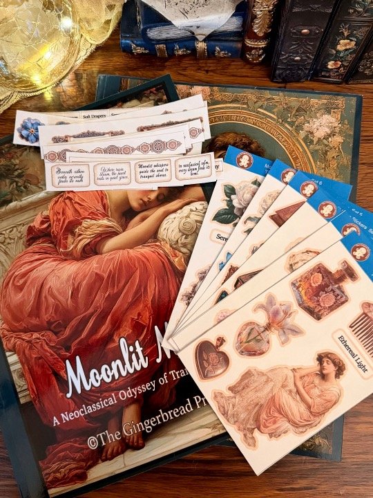 Moonlit Muse Stickers Set of 6 Sheets + 43 FREE stickers product image (2)