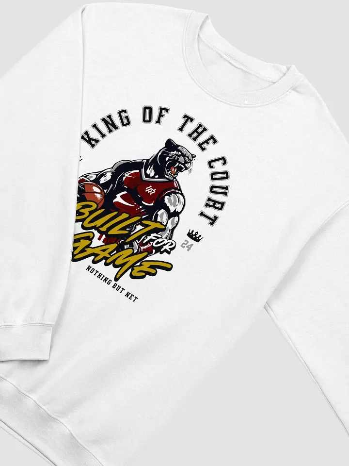 King of the Court Panther Crewneck Wht product image (2)
