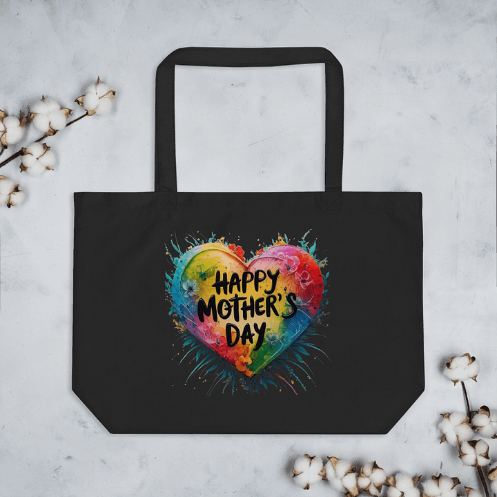 Happy Mother's Day Organic Cotton Tote product image (1)