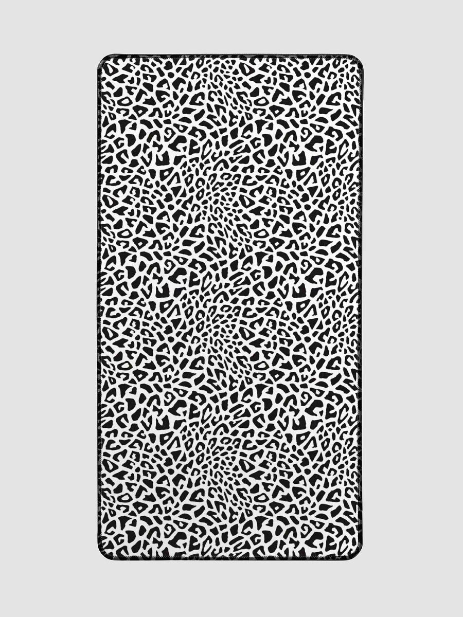 Silver Leopard Desk Mat product image (2)