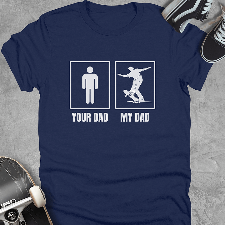 Your dad my dad, funny skateboarding Youth t-shirt, unisex product image (4)
