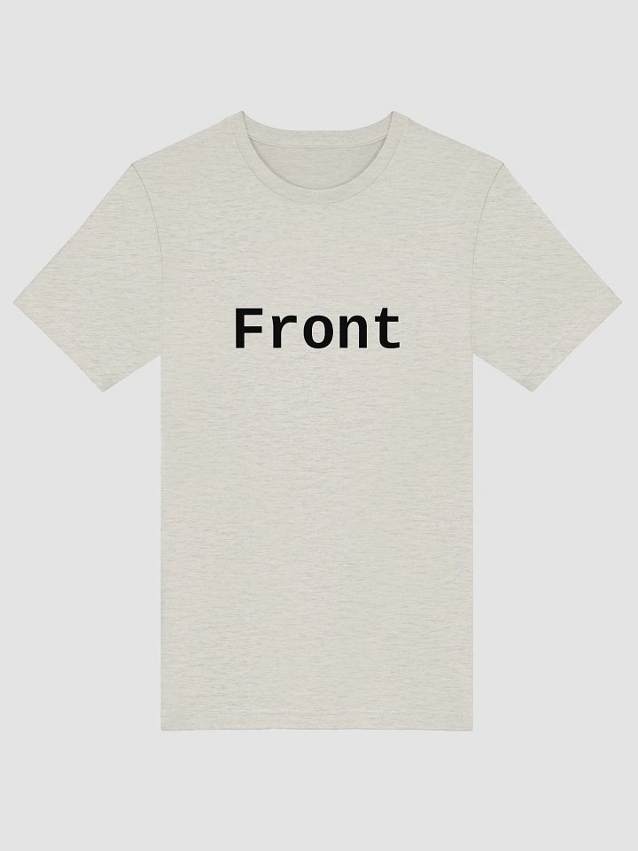 Front Back Simple Tee - Correct - Light Color product image (6)