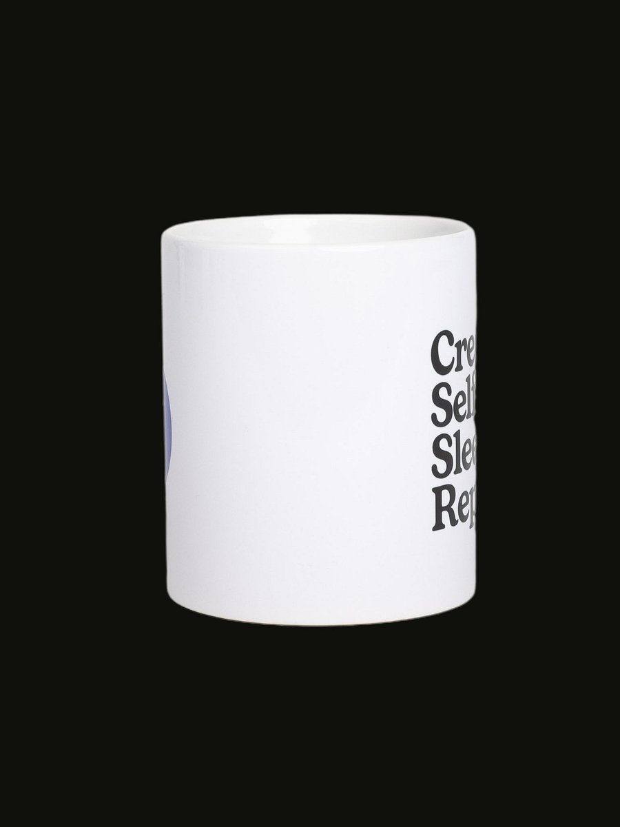 Create. Self-care. Sleep. Repeat. Mug product image (3)