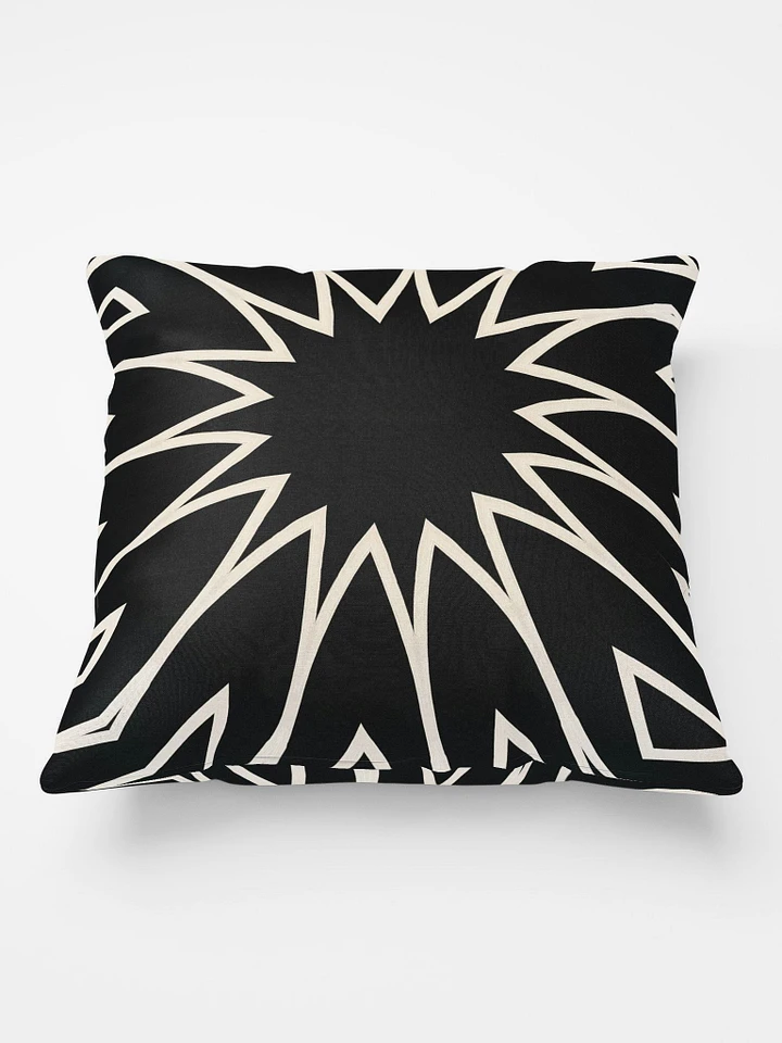 Patterns in Black- Abstract Print Throw Pillow product image (1)