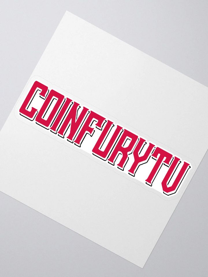 CoinFuryTV Branded Sticker product image (2)