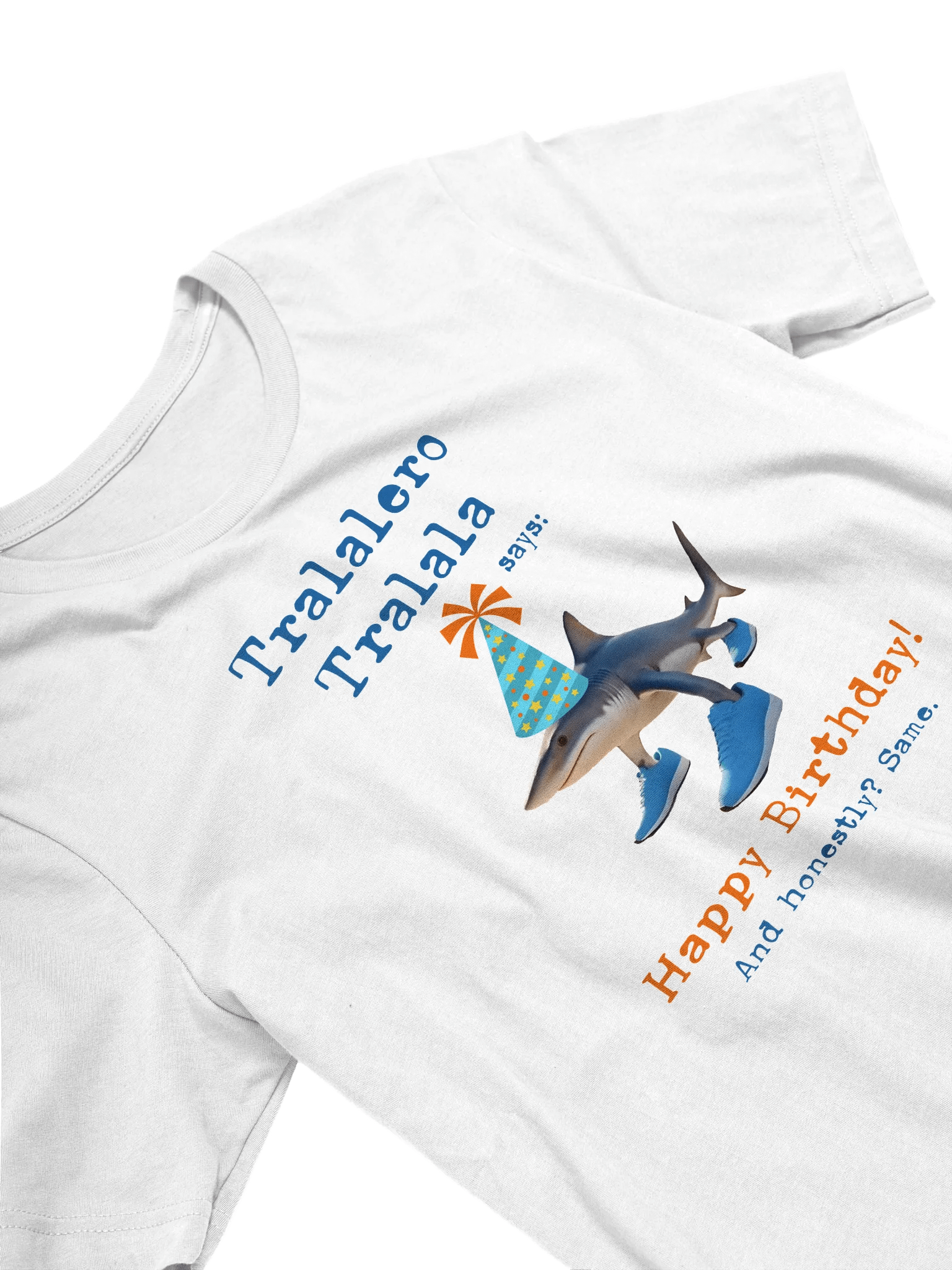 Tralalero Tralala Shark Birthday Tee product image (2)