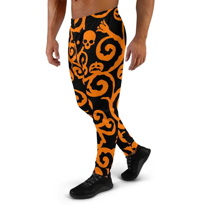 Scary Pumpkins Skull Men's Joggers product image (1)