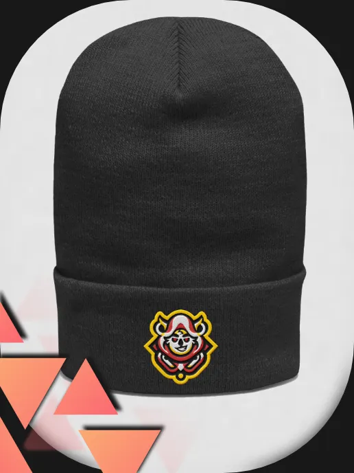 ISOL▲TION — JULIUS EMBLEM — CUFFED BEANIE — COLORED product image (1)