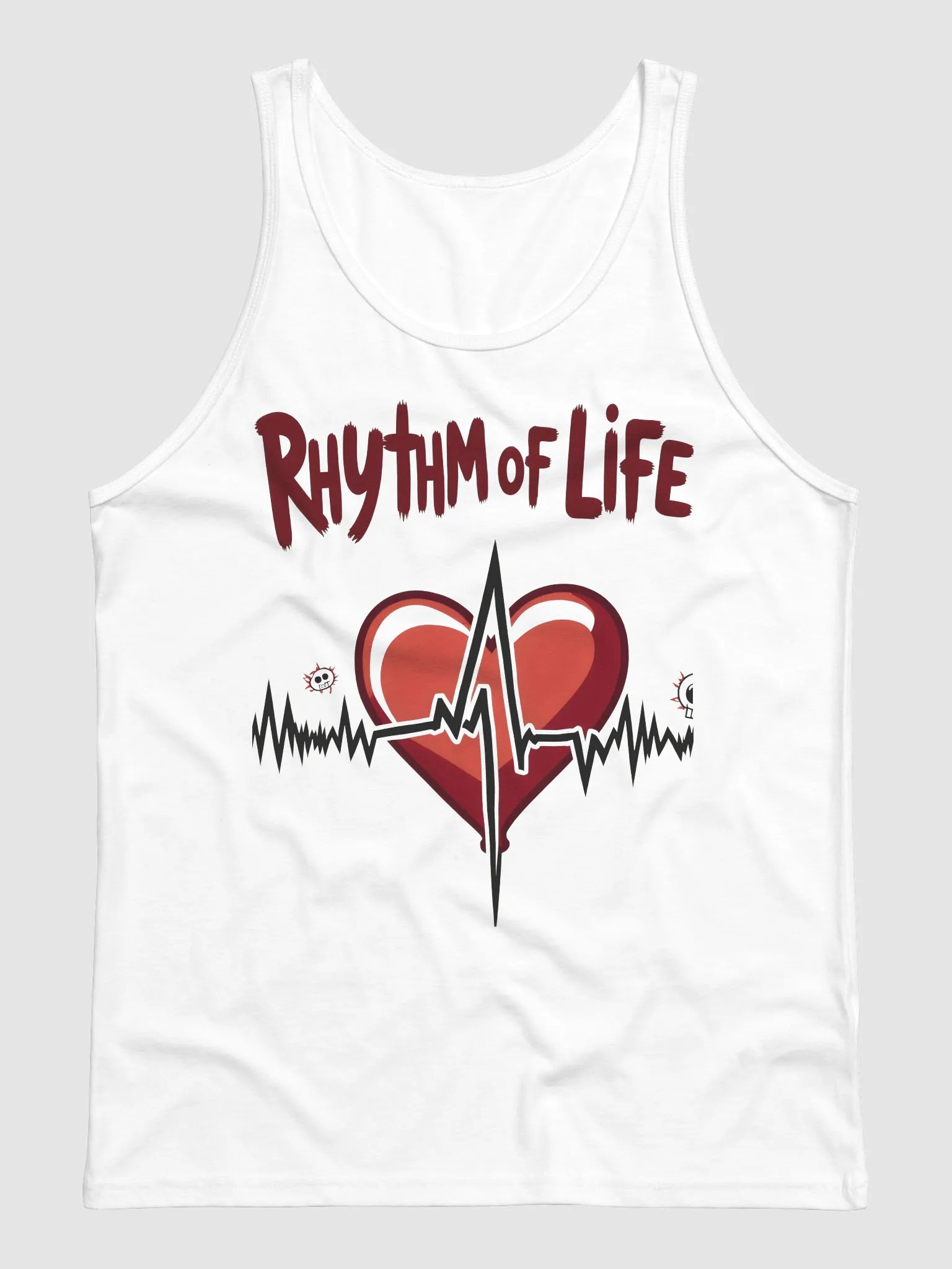 Heartbeat, Rhythm of life, ekg Tank product image (1)
