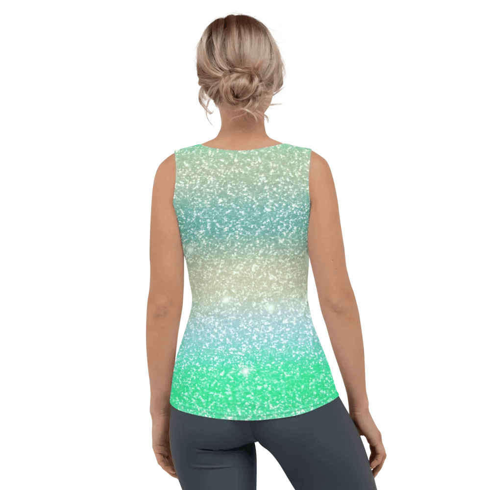 Glitter Unicorn Texture Design Tank Top (2) product image (4)