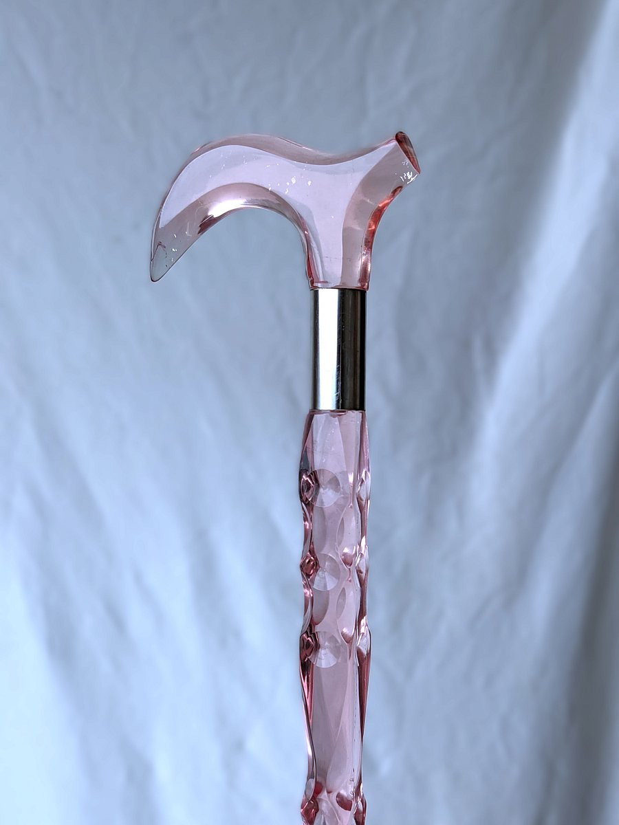 Luxury Clear Crystal Acrylic Walking Stick for Women | Elegant Transparent Cane for Seniors & Stylish Ladies | Custom Size + Gift Box product image (5)