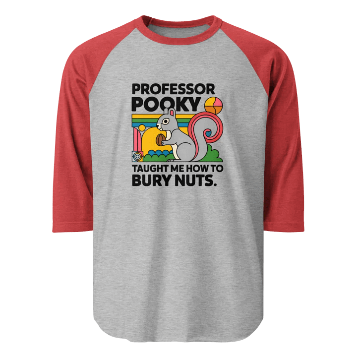 Professor Pocky's Nut-Burying Lesson Tee product image (1)